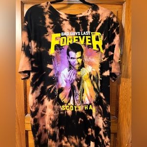 Razor Ramon WWE BLEACH DYED T-shirt xxl